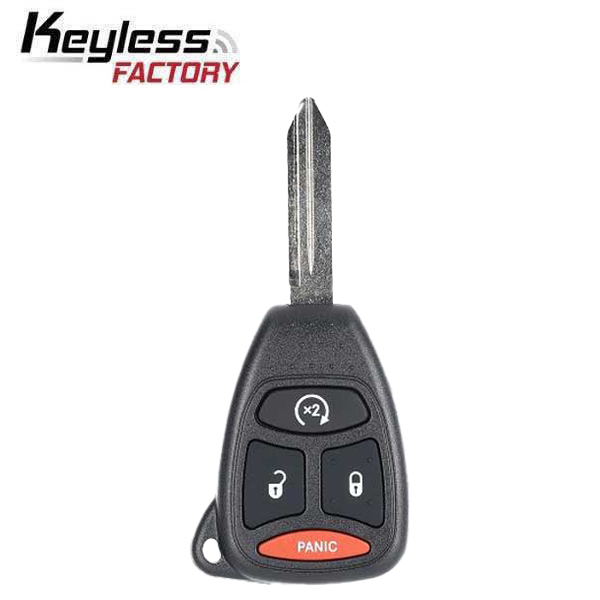2007-2011 Chrysler Dodge Jeep / 4-Button Remote Head Key / KOBDT04A (AFTERMARKET)