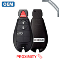 2008-2014 Dodge Challenger / Charger / 4-Button Fobik Key / PN: 56046695 AE / IYZ-C01C / Keyless Go Fobik (OEM Refurb)