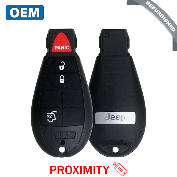 2009-2013 Jeep Grand Cherokee / 4-Button Fobik Key / PN: 68051664AH / IYZ-C01C / Keyless Go Fobik (OEM Refurb)