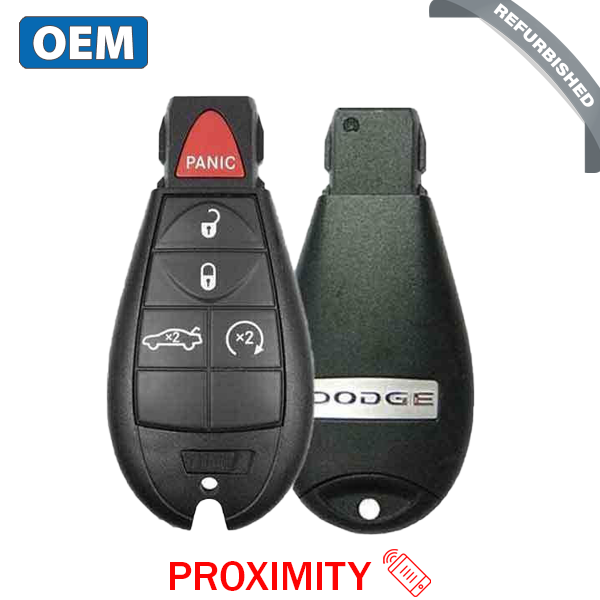 2008-2014 Dodge Challenger / 5-Button Fobik Key / PN: 56046694 / IYZ-C01C / Keyless Go Fobik (OEM Refurb)
