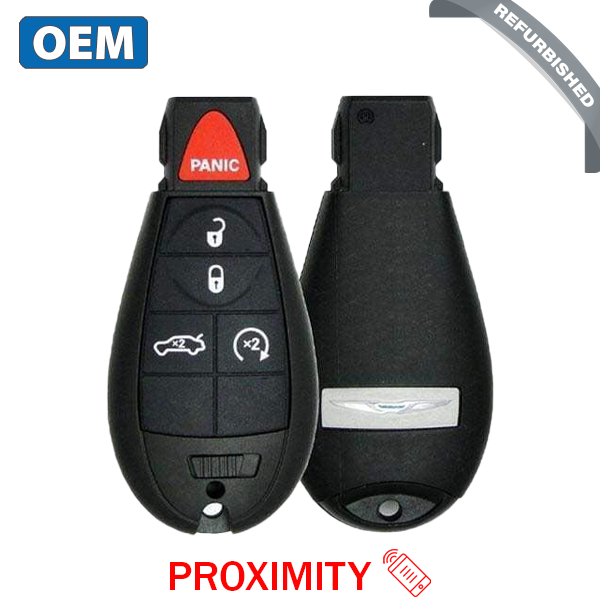 2008-2010 Chrysler 300 / 5-Button Fobik Key / PN: 05026334AC / M3N5WY783X / Keyless Go Fobik (OEM Refurb)