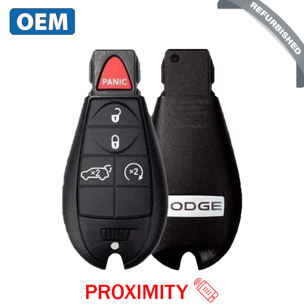 2011-2013 Dodge Durango / 5-Button Fobik Key / PN: 05026538AH / IYZ-C01C / Keyless Go Fobik (OEM Refurb)
