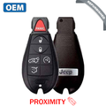 2009-2013 Jeep Grand Cherokee / 6-Button Fobik Key / PN: 68051666AI / IYZ-C01C / Keyless Go Fobik (OEM Refurb)