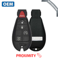 2009-2013 Jeep Grand Cherokee / 5-Button Fobik Key / PN: 05026453AI / IYZ-C01C / Keyless Go Fobik (OEM Refurb)