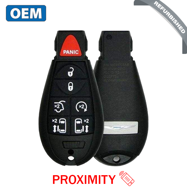 2011-2016 Chrysler Town & Country / 7-Button Fobik Key / PN: 05026590AJ / IYZ-C01C / Keyless Go Fobik (OEM Refurb)