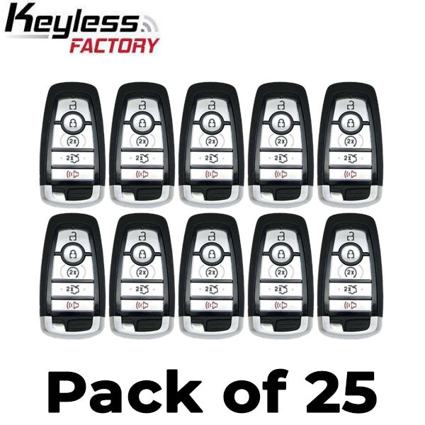 25 x 2017-2020 Ford / 5-Button Smart Key / M3N-A2C93142600 (AFTERMARKET) (Bundle of 25)