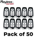 50 x 2017-2020 Ford / 5-Button Smart Key / M3N-A2C93142600 (AFTERMARKET) (Bundle of 50)