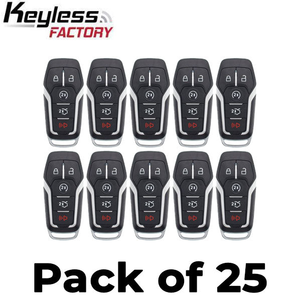 25 x 2013-2020 Ford Lincoln / 5-Button Smart Key / PN: 5923896 / M3N-A2C31243300 (AFTERMARKET) (Bundle of 25)