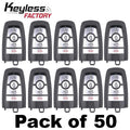50 x 2017-2022 Ford / 4-Button Smart Key / M3N-A2C93142300 (AFTERMARKET) (Bundle of 50)