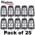 25 x 2017-2022 Ford / 4-Button Smart Key / M3N-A2C93142300 (AFTERMARKET) (Bundle of 25)
