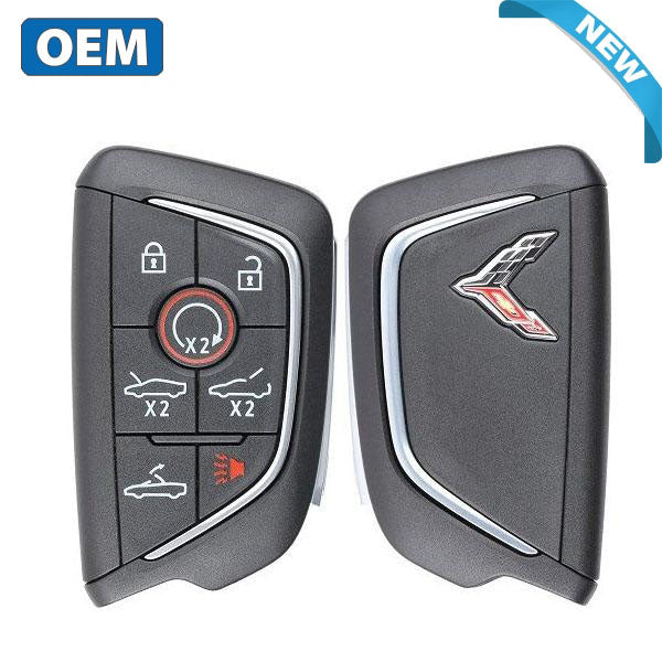 2020-2024 Chevrolet Corvette / 7-Button Smart Key / PN: 13538853 / YG0G20TB1 (OEM)