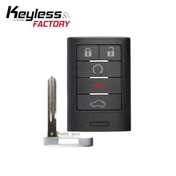 2008-2014 Cadillac CTS STS / 5-Button Smart Key / PN: 25943677 / M3N5WY7777A / (AFTERMARKET)