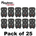 25 x 2015-2020 GMC Chevrolet / 6-Button Smart Key / PN: 13580804 / HYQ1AA (AFTERMARKET) (Bundle of 25)