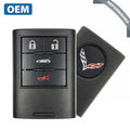 2005-2013 Chevrolet Corvette / 4-Button Smart Key / PN: 25926480 25926479 / M3N-5WY7777A (OEM Refurb)