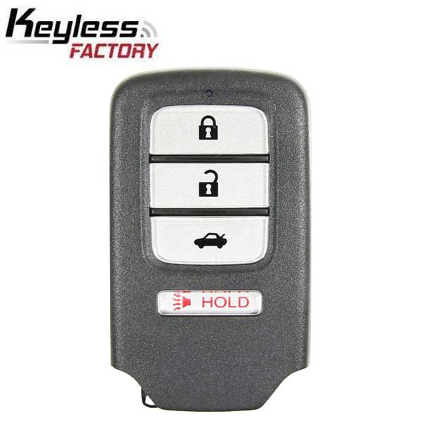 2013-2015 Honda Accord Civic / 4-Button Smart Key / PN: 72147-T2A-A01 / ACJ932HK1210A (AFTERMARKET)