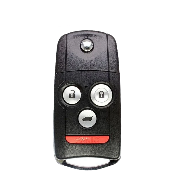 2007-2013 Acura MDX / 4-Button Flip Key / PN: 35111-STX-326 / N5F0602A1A w/hatch (AFTERMARKET)