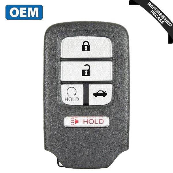 2016-2019 Honda Civic / 5-Button Smart Key / PN: 72147-TBA-A11 / KR5V2X (OEM Recase)