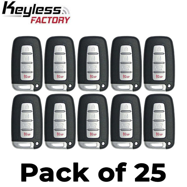 25 x 2009-2015 Hyundai Kia / 4-Button Smart Key / PN: 95440-3N250 / SY5HMFNA04 (AFTERMARKET) (Bundle of 25)