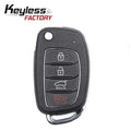 2016-2019 Hyundai Tucson / 4-Button Remote Flip Key / PN: 95430-D3010 / TQ8-RKE-4F25 / (AFTERMARKET)