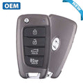 2021-2023 Hyundai Elantra / 4-Button Remote Flip Key / PN: 95430-AA100 / NYOMBEC4TX2004 (Canadian Version)(OEM)