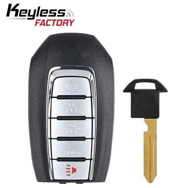 2020-2022 Infiniti Q50 Q60 / 5-Button Smart Key / PN: 285E3-6HE6A / KR5TXN7 (AFTERMARKET)