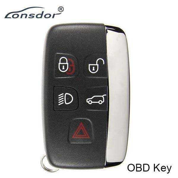 2015-2018 Jaguar Land Rover Range Rover / 5-Button Smart Key / OBD Key for Lonsdor K518USA