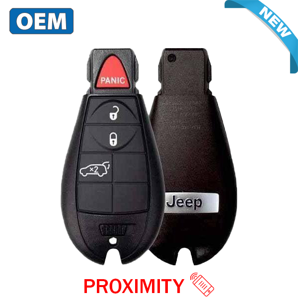 2009-2013 Jeep Grand Cherokee / 4-Button Fobik Key / PN: 56046734AH / IYZ-C01C / Keyless Go Fobik (OEM)