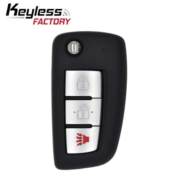2014-2019 Nissan Rogue / 3-Button Flip Key / PN: 28268-4BA1A / CWTWB1G767 / (AFTERMARKET)