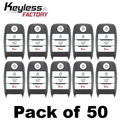 50 x 2016-2020 Kia Optima / 4-Button Smart Key / PN: 95440-D4000 / SY5JFFGE04 (AFTERMARKET) (Bundle of 50)