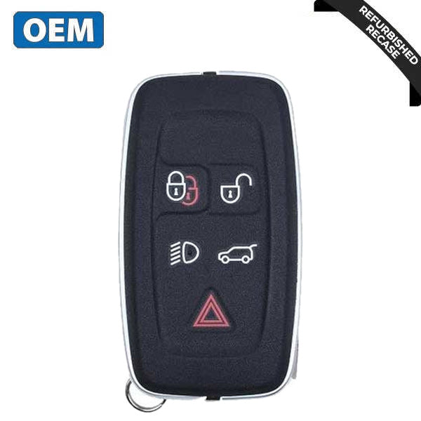 2010 - 2011 Land Rover Range Rover Sport / 5-Button Smart Key / PN: AH42-15K601-AF / KOBJTF10A (OEM Recase)