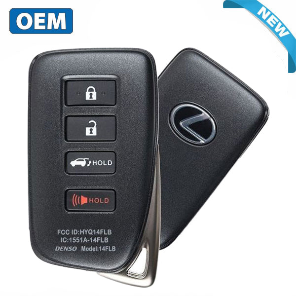 2021-2022 Lexus RX350 RX450H / 4-Button Smart Key / PN: 8990H-0E290 / HYQ14FLB (OEM)