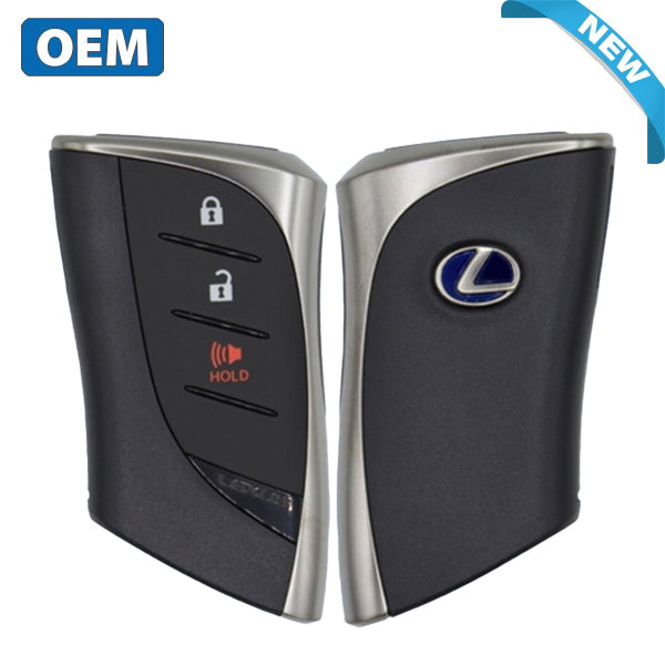 2020-2022 Lexus UX250 / 3-Button Smart Key / PN: 8990H-76600 / HYQ14FBZ (Blue Hybrid Logo) (OEM)