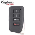 2015-2020 Lexus NX300h NX200T LX570 / 4-Button Smart Key / PN: 89904-78470 / HYQ14FBA / AG Board 2110 (AFTERMARKET)