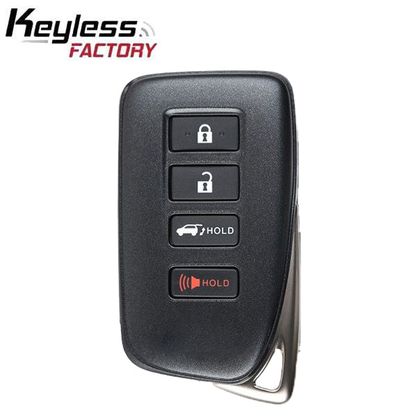 2020-2022 Lexus NX300h NX200T LX570 RX350 RX450 / 4-Button Smart Key / PN: 89904-48V80 / HYQ14FLB (AFTERMARKET)