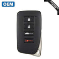 2014-2020 Lexus RCF / 4-Button Smart Key / PN: 89904-24100 / HYQ14FBA (OEM Recase)