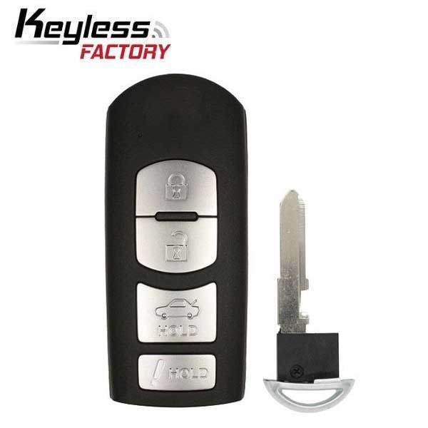 2014-2018 Mazda / 4-Button Smart Key / PN: GJY9-67-5DY / WAZSKE13D01 WAZSKE13D02 (RSK-MAZ-D1T)