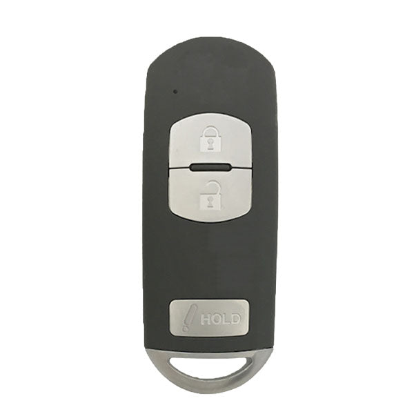 2012-2017 Mazda 3 CX3 CX5 / 3-Button Smart Key / PN: KDY3-67-5DY / WAZSKE13D01 (OEM Recase)