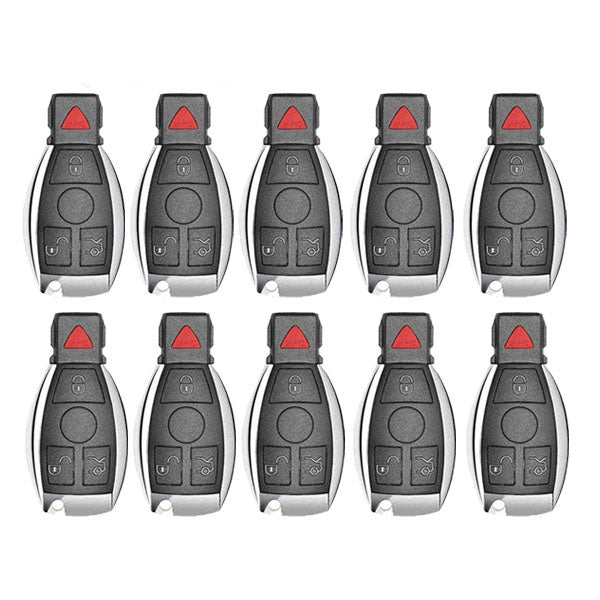 25 x 1997-2014 Mercedes Benz / 4-Button Fobik Key / IYZ-3312 / 315 MHz (Double Battery) (AFTERMARKET) (Bundle of 25)
