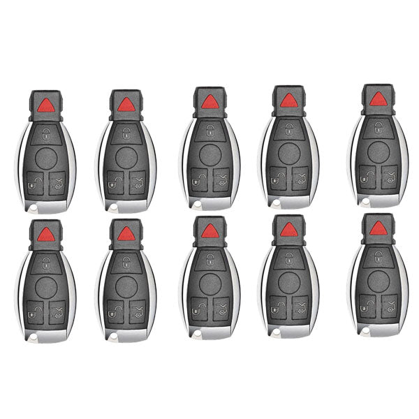 25 x 1997-2014 Mercedes Benz / 4-Button Fobik Key / IYZ-3312 / 315 MHz (Single Battery) (AFTERMARKET) (Bundle of 25)