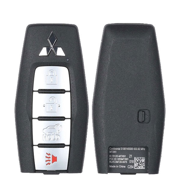 2021-2022 Mitsubishi Outlander / 4-Button Smart Key / PN: 8637C254 / KR5MTXN1 (OEM Refurb)