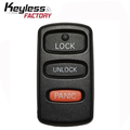 1999-2001 Mitsubishi / Eclipse / Galant / 3-Button Keyless Entry Remote / PN: MR587859 / HYQ12ABA (AFTERMARKET)