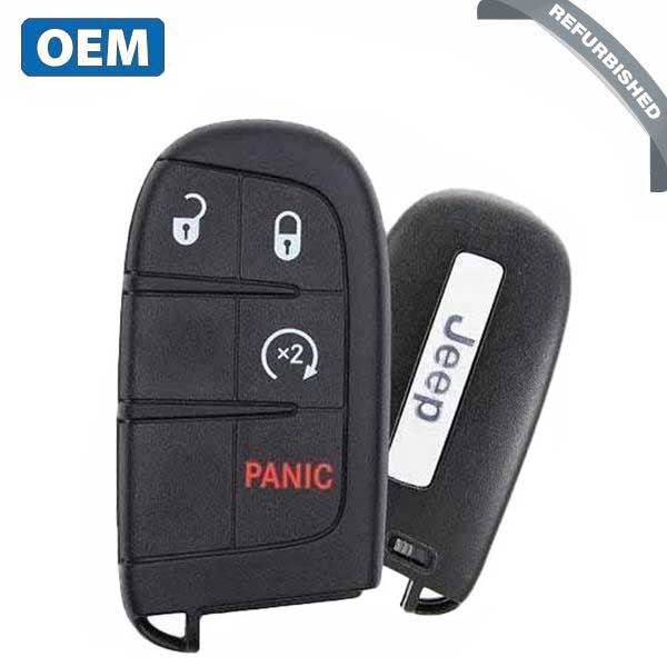 2014-2020 Jeep Grand Cherokee / 4-Button Smart Key / PN: 68143500AC / M3N-40821302 (OEM Refurb)