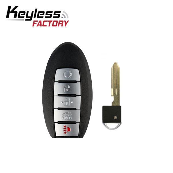 2016-2018 Infiniti / Nissan / 5-Button Smart Key / PN: 285E3-4RA0B / KR5S180144014 / (IC 204) (AFTERMARKET)