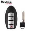 2013-2019 Nissan Sentra / Versa / Leaf / 4-Button Smart Key / PN: 285E3-3SG0D / CWTWB1U840 (AFTERMARKET)