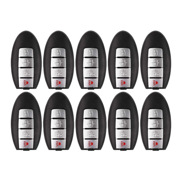 50 x 2013-2019 Nissan Sentra / Versa / Leaf / 4-Button Smart Key / PN: 285E3-3SG0D / CWTWB1U840 (AFTERMARKET) (Bundle of