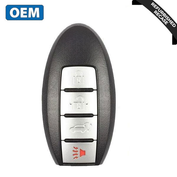 2008-2015 Nissan Armada / 4-Button Smart Key / PN: 285E3-ZQ31A / CWTW8U624 (OEM Recase)