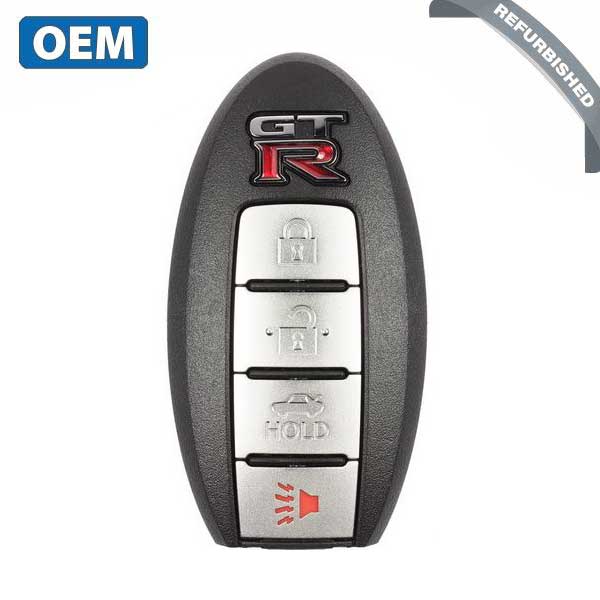 2009-2020 Nissan GT-R / 4-Button Smart Key / PN: 285E3-JF87A / KR55WK49622 (OEM REFURB)