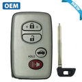 2006-2012 Toyota Corolla / 4-Button Smart Key / PN: 89904-06070 / HYQ14AAB / E Board 3370 (OEM)
