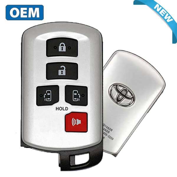 2019-2020 Toyota Sienna / 5-Button Smart Key / PN: 89904-08040 / HYQ14ADR (OEM)