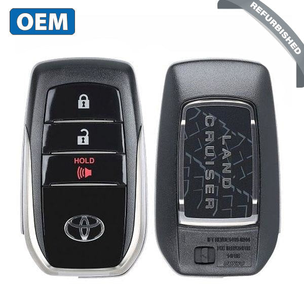 2020-2021 Toyota Land Cruiser / 3-Button Smart Key / PN: 89904-60X20 / HYQ14FBB (OEM Refurb)
